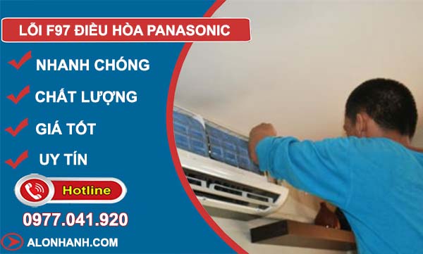 lỗi f97 điều hòa panasonic