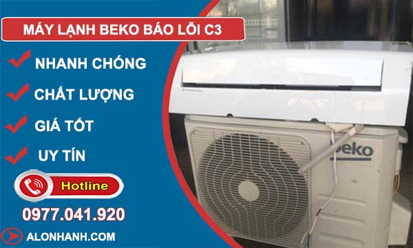 máy lạnh beko báo lỗi c3