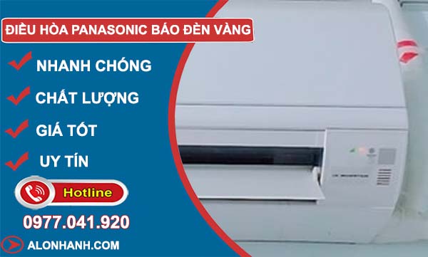 nguyên nhân điều hòa panasonic báo đèn vàng