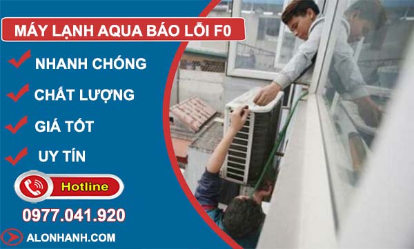 nguyên nhân máy lạnh aqua báo lỗi f0