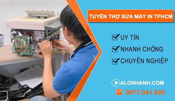 tuyển thợ sửa máy in tphcm chuyên nghiệp