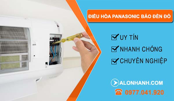 xử lý điều hòa panasonic báo đèn đỏ