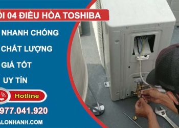 xử lý lỗi 04 điều hòa toshiba