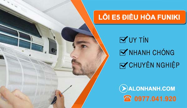 xử lý lỗi e5 điều hòa funiki