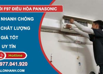 xử lý lỗi f97 điều hòa panasonic