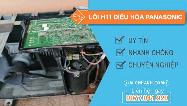 xử lý lỗi h11 điều hòa panasonic