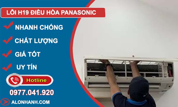xử lý lỗi h19 điều hòa panasonic