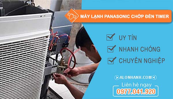 xử lý máy lạnh panasonic chơp đèn timer