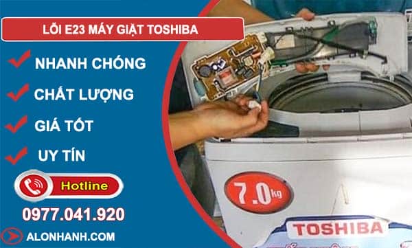 lỗi e23 máy giặt toshiba