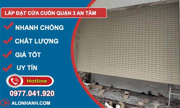 Lắp cửa cuốn Quận 3
