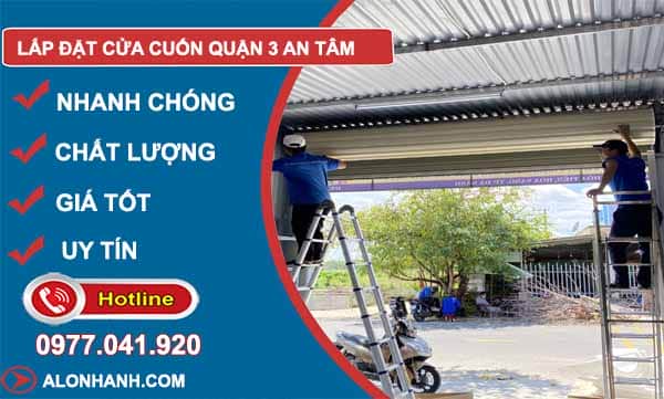 Lắp đặt cửa cuốn Quận 3
