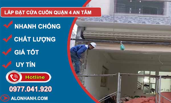Lắp đặt cửa cuốn Quận 4