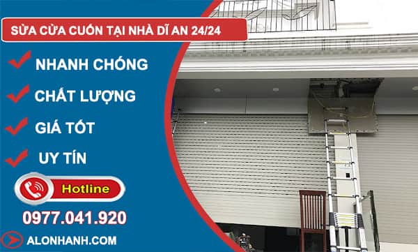 Sửa chữa cửa cuốn dĩ an