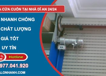 Sửa cửa cuốn Dĩ An