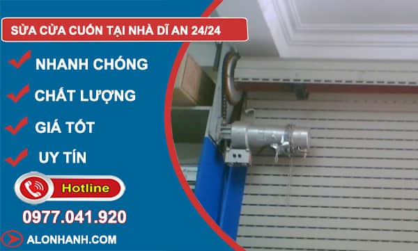 Sửa cửa cuốn Dĩ An