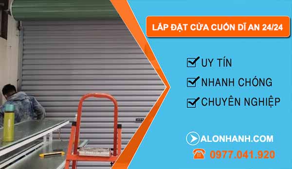 Lắp cửa cuốn Dĩ An