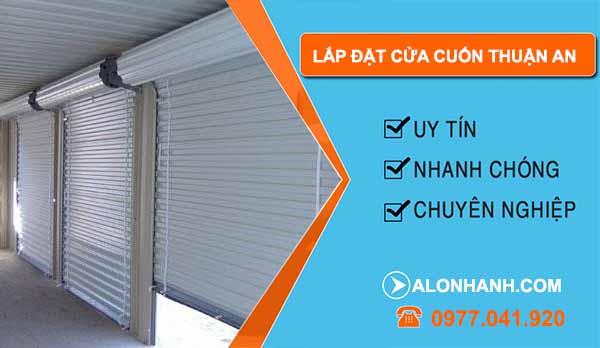 Lắp cửa cuốn Thuận An