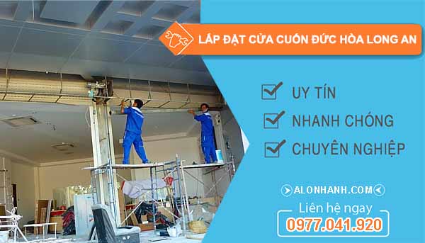 Lắp đặt cửa cuốn Đức Hòa