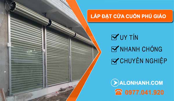 Lắp đặt cửa cuốn Phú Giáo