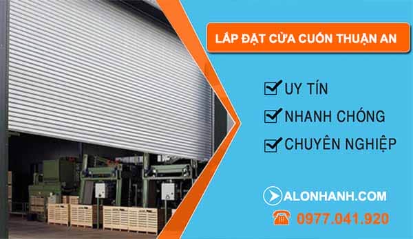 Lắp đặt cửa cuốn Thuận An