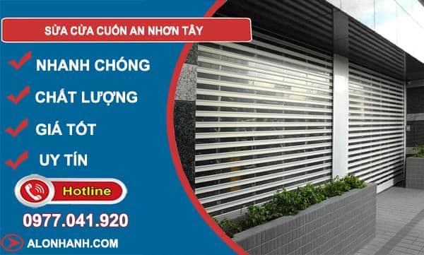 dịch vụ sửa cửa cuốn an nhơn tây