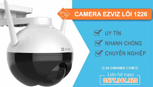 camera ezviz lỗi 1226