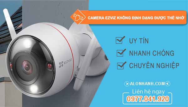 camera ezviz không định dạng được thẻ nhớ