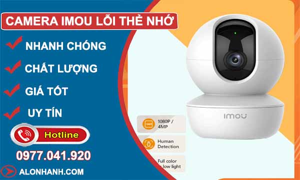 camera IMOU lỗi thẻ nhớ