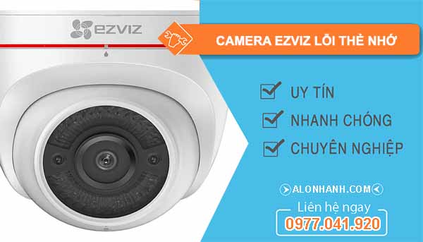 Sửa camera ezviz lỗi thẻ nhớ