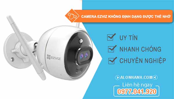 Vì sao camera ezviz không định dạng được thẻ nhớ