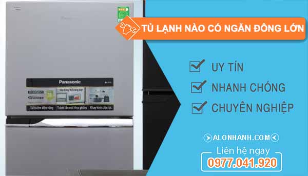 các tủ lạnh nào có ngăn đông lớn