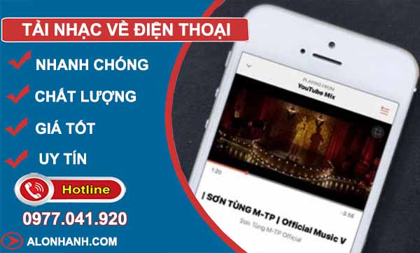 cách tải nhạc về điện thoại