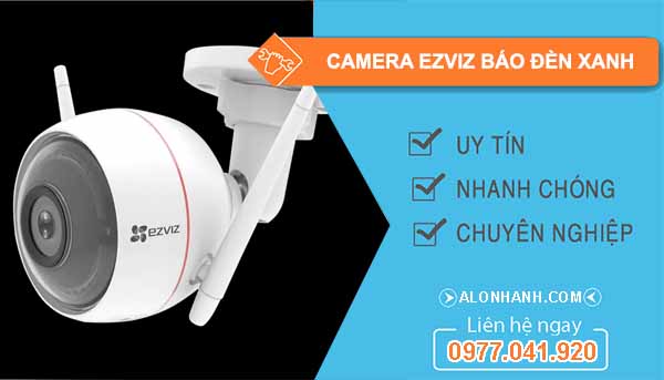 camera ezviz báo đèn xanh