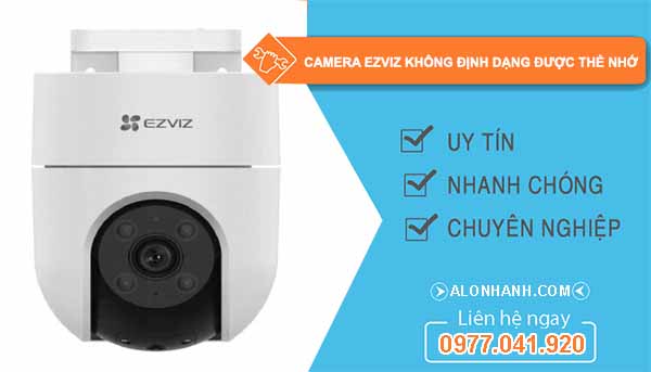 Sửa camera ezviz không định dạng được thẻ nhớ