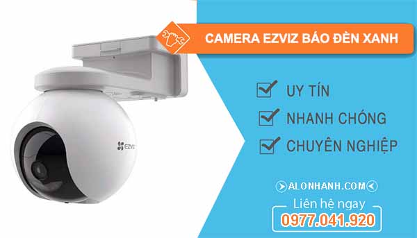 Sửa camera ezviz báo đèn xanh