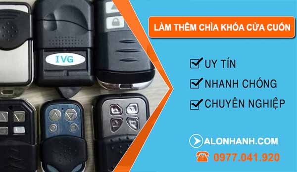 Thợ làm thêm chìa khóa cửa cuốn