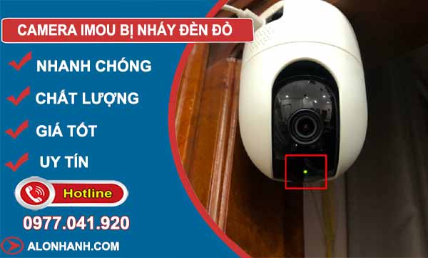 camera imou bị nháy đèn đỏ
