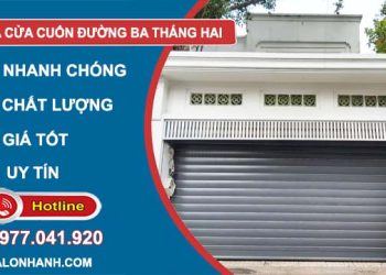 dịch vụ sửa cửa cuốn đường ba tháng hai