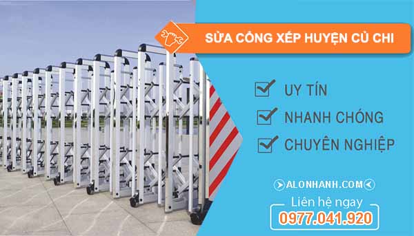 dịch vụ sửa cổng xếp huyện củ chi