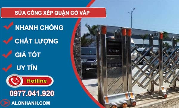 dịch vụ sửa cổng xếp quận gò vấp