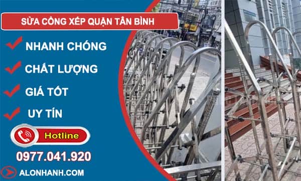 dịch vụ sửa cổng xếp quận tân bình