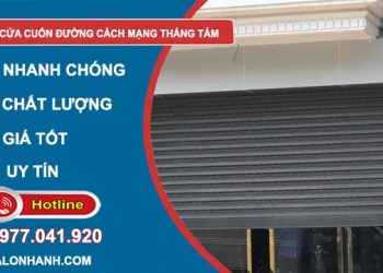 dịch vụ sửa cửa cuốn đường cách mạng tháng tám