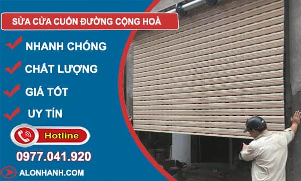 dịch vụ sửa cửa cuốn đường cộng hoà