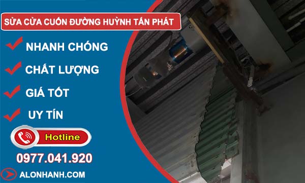 dịch vụ sửa cửa cuốn đường huỳnh tấn phát