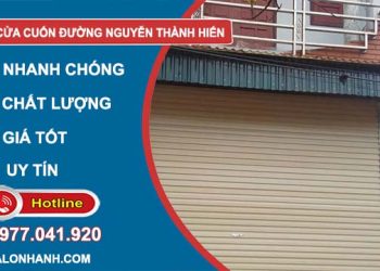 dịch vụ sửa cửa cuốn đường nguyễn thành hiến