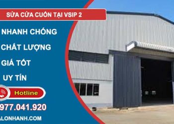 dịch vụ sửa cửa cuốn tại vsip 2