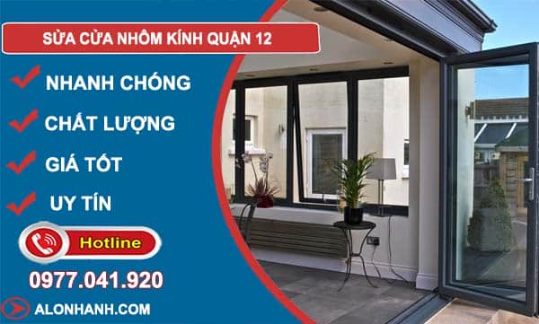 dịch vụ sửa cửa nhôm kính quận 12