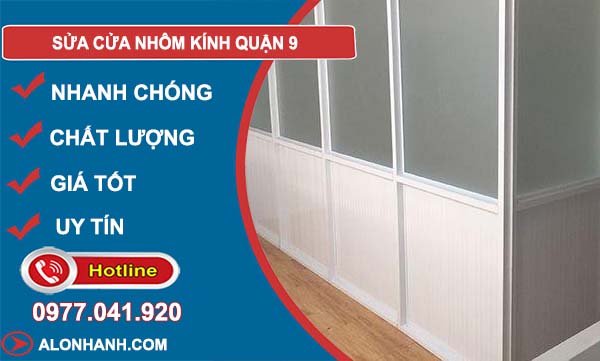 dịch vụ sửa cửa nhô kính quận 9