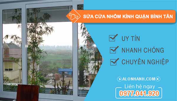 dịch vụ sửa cửa nhôm kính quận bình tân 