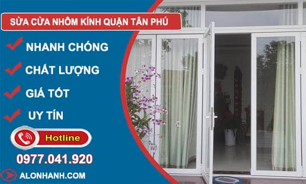 dịch vụ sửa cửa kính quận tân phú